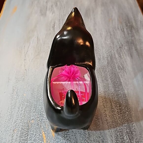 Dachshund Planter & Goldtone Earrings - Picture 8 of 8